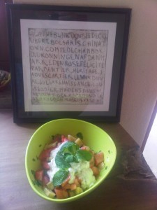 And a piece of art by Nina Kruger