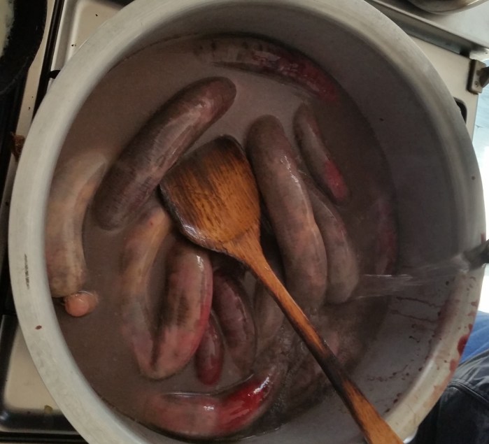 Here are the beauties - ready to boil.